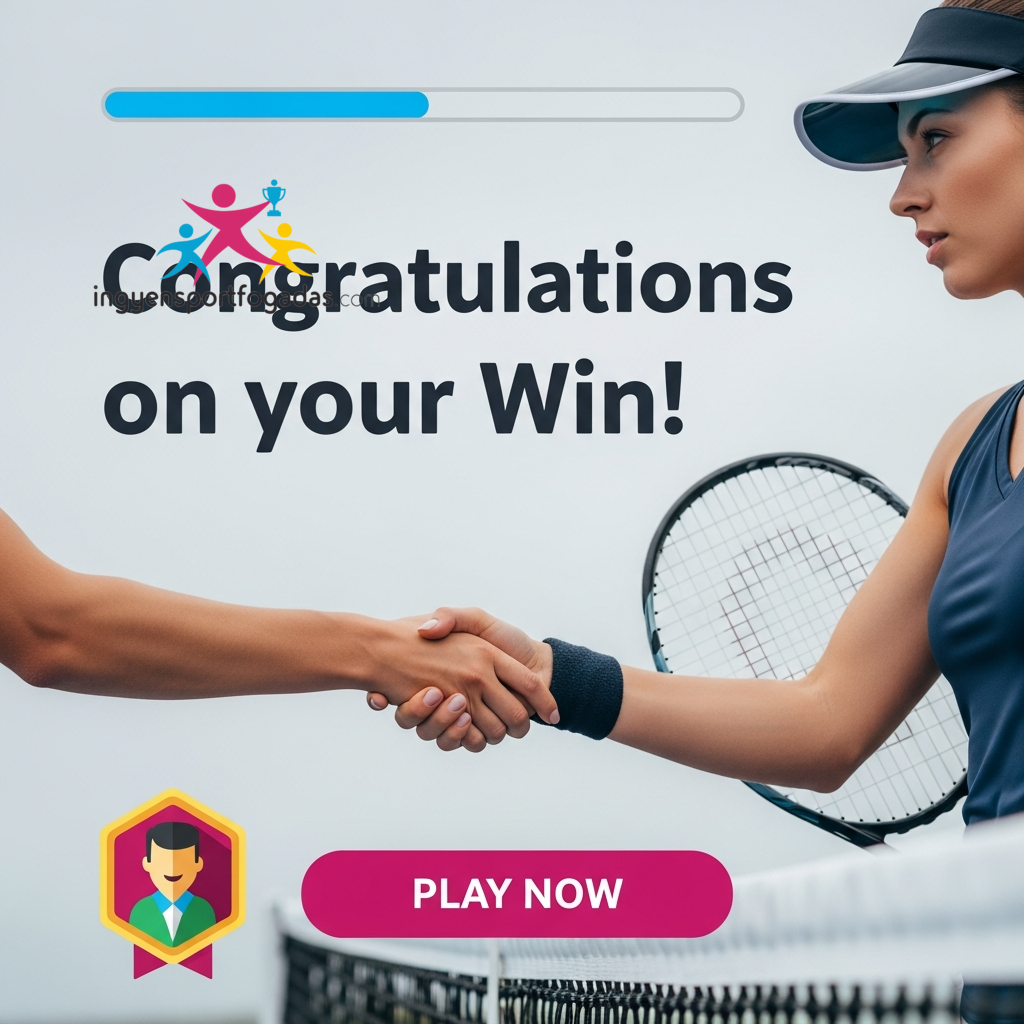 Image celebrating a match win at the US Open, suggesting the success of a key player to watch or an underdog victory.